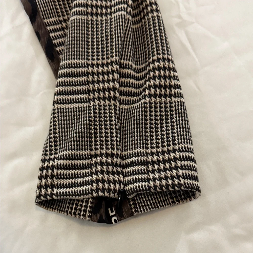 Cambio Rhona Plaid Pants Women’s US 14 Gray Black Slim Stretch - Picture 12 of 14